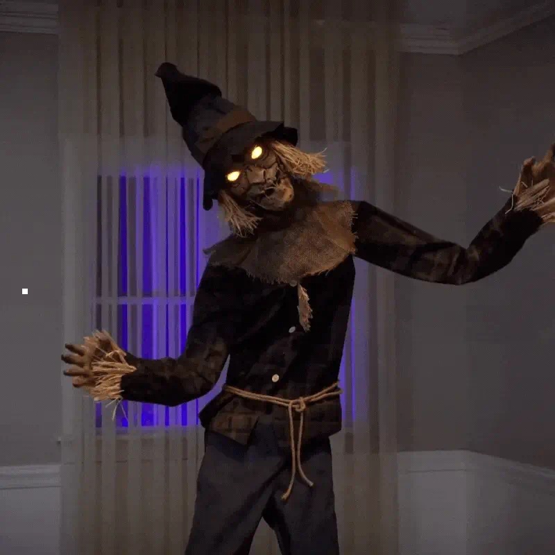 Strawman Scarecrow Animated Halloween Servo Prop