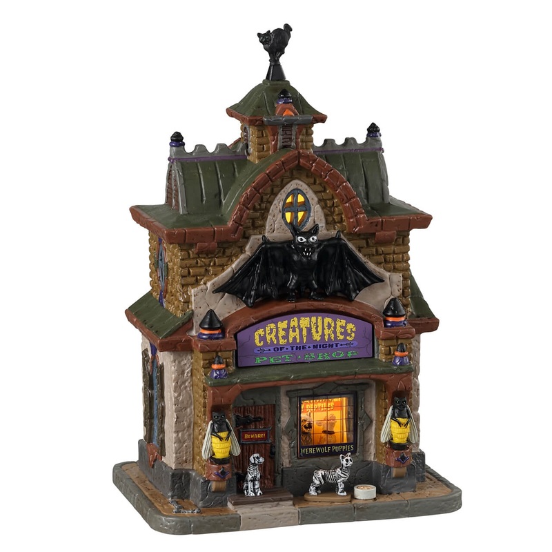 Lemax Spooky Town - Creatures of the Night Pet Shop