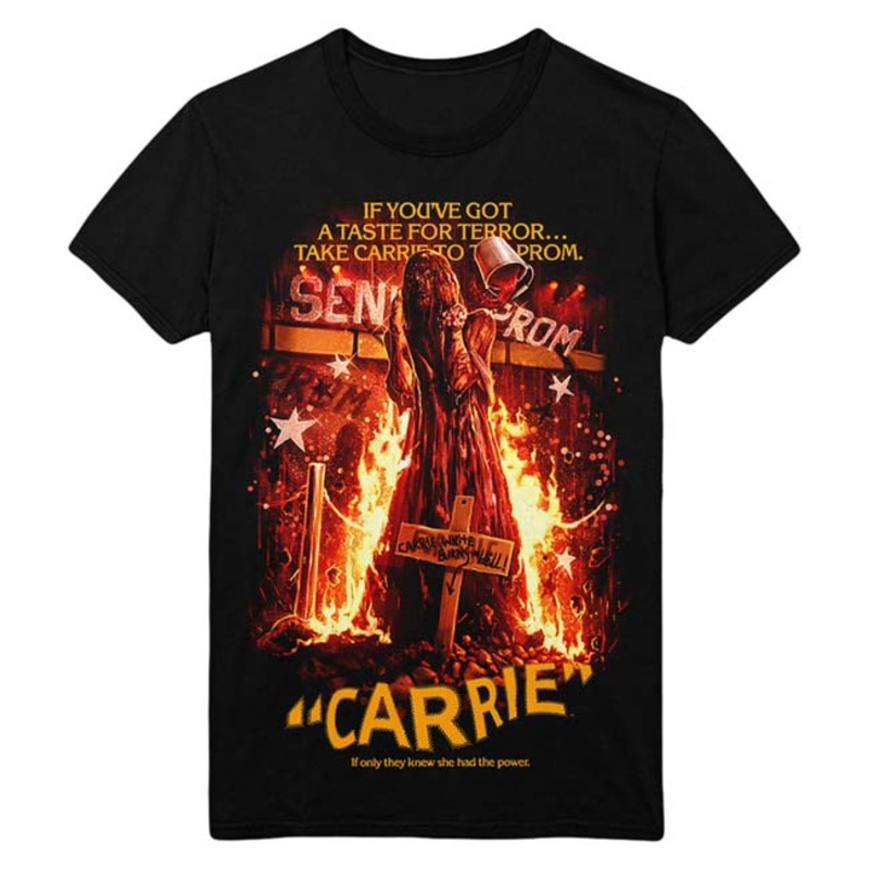 Gutter Garbs Horror T Shirt - Carrie: Prom Night S
