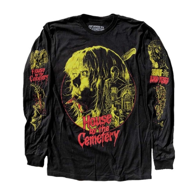 Pallbearer Press - The House by the Cemetery Pyro Long Sleeve Shirt S