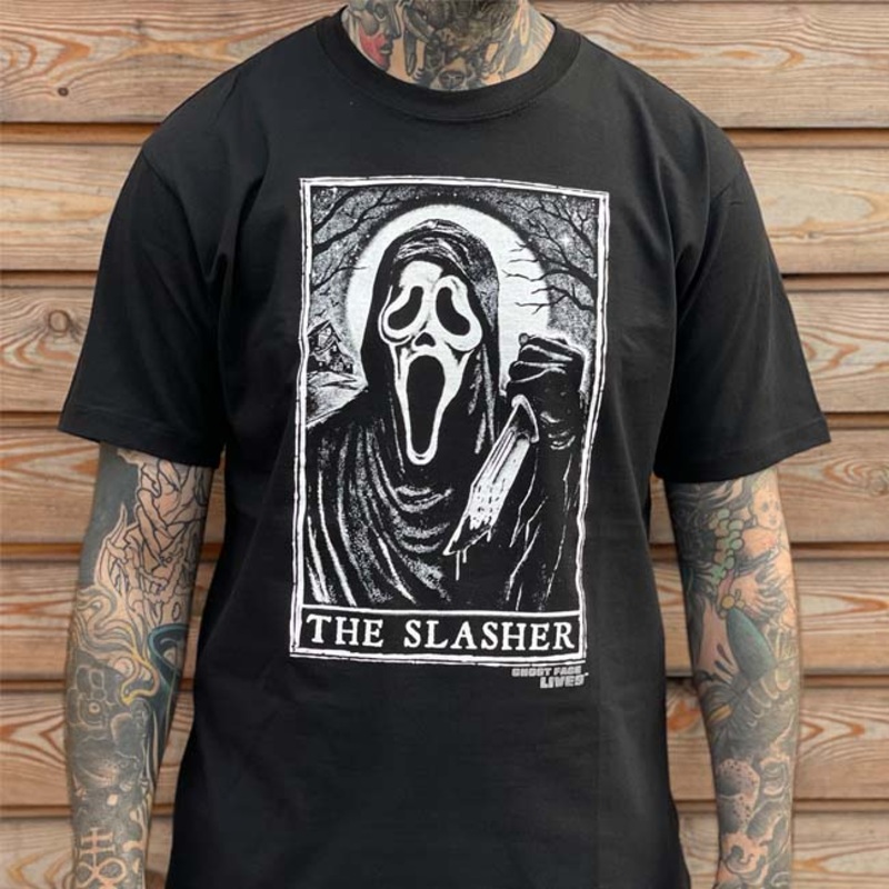 Ghost Face White Tarot T-Shirt S