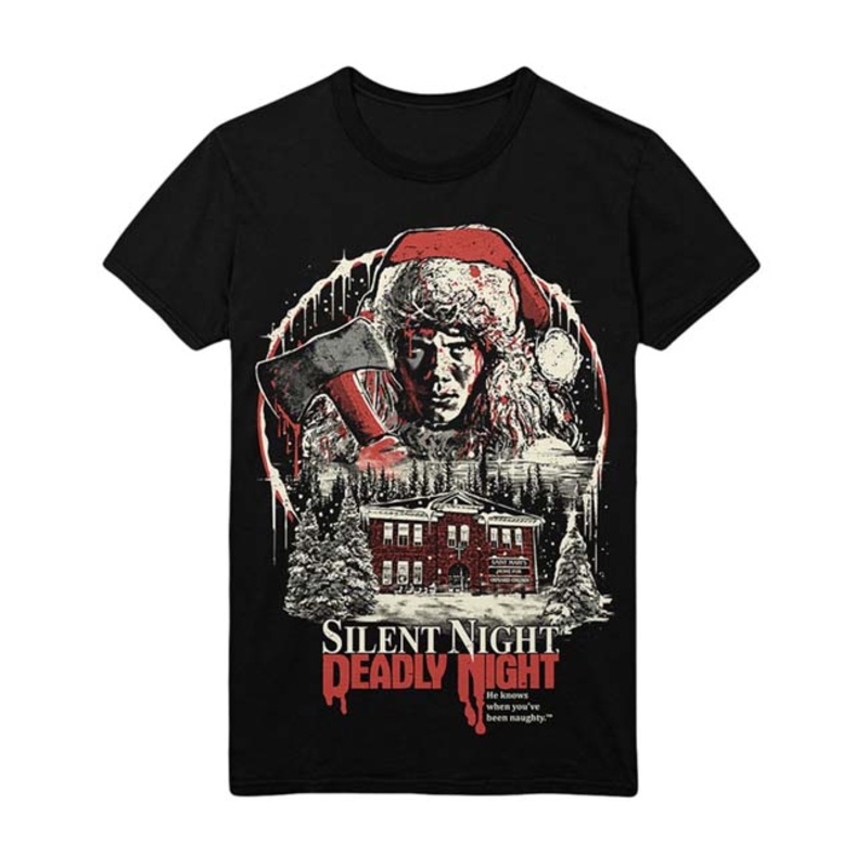 Gutter Garbs Horror T Shirt - Silent Night, Deadly Night: Billy T-Shirt S
