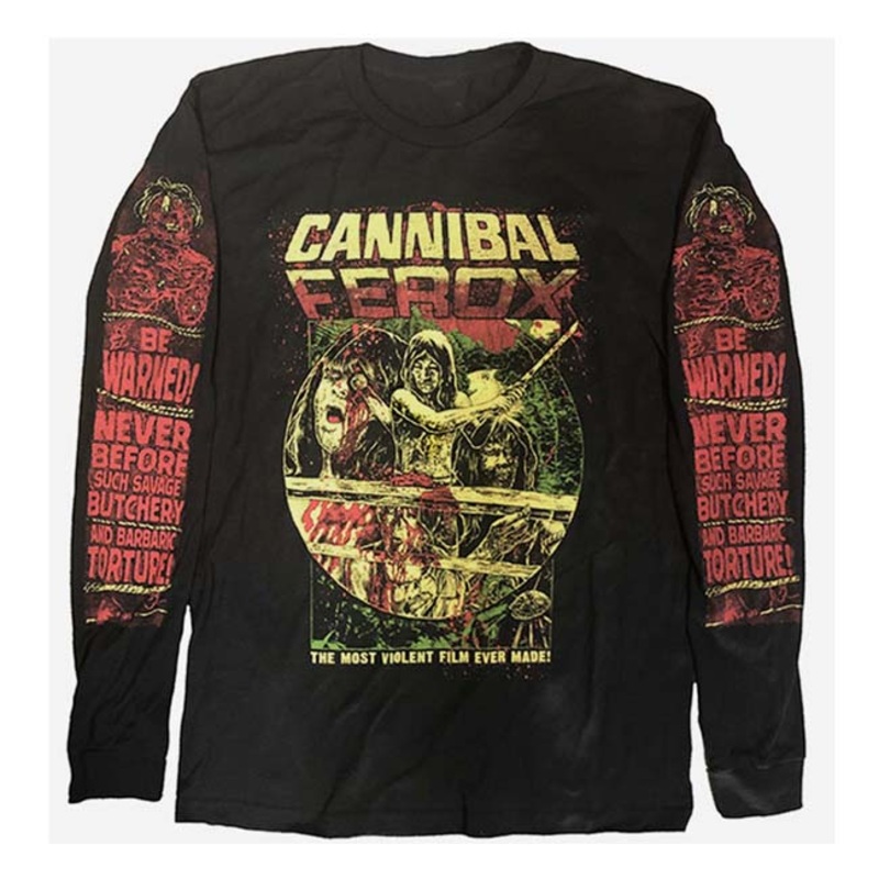 Pallbearer Press - Cannibal Ferox Long Sleeve Shirt S