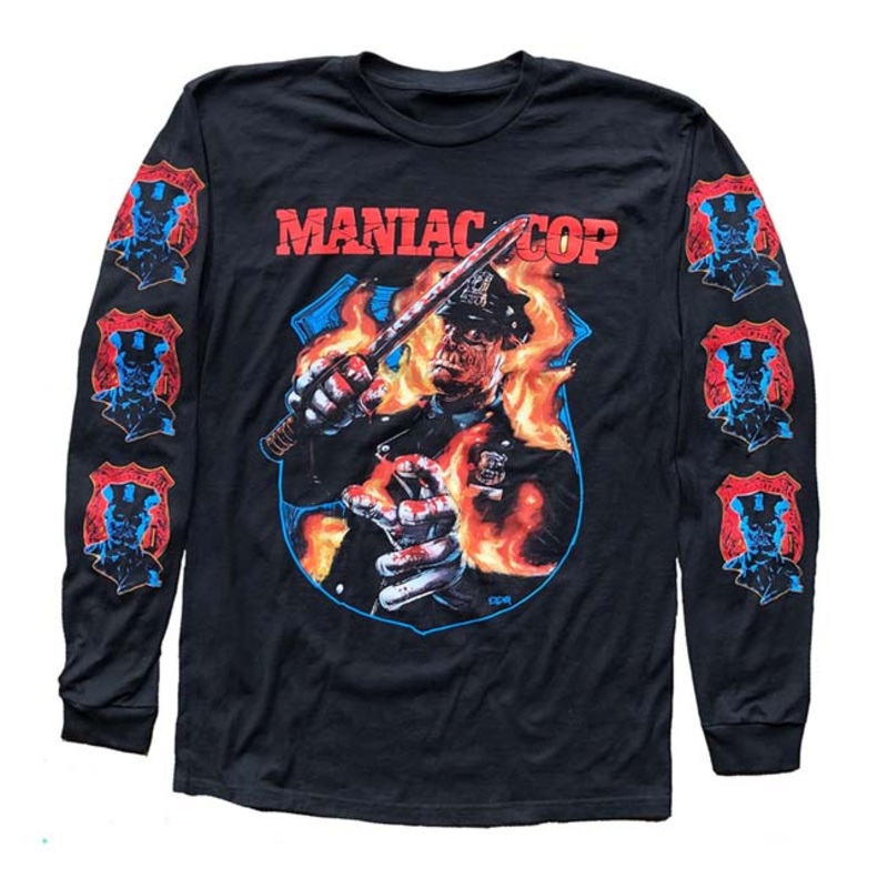 Pallbearer Press - Maniac Cop Long Sleeve Shirt S