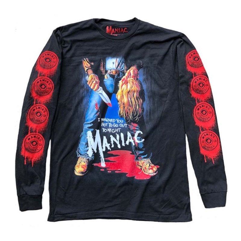 Pallbearer Press - Maniac Poster Long Sleeve Shirt S