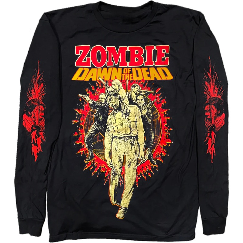 Pallbearer Press - Zombie: Dawn Of The Dead Flyboy Long Sleeve Shirt S