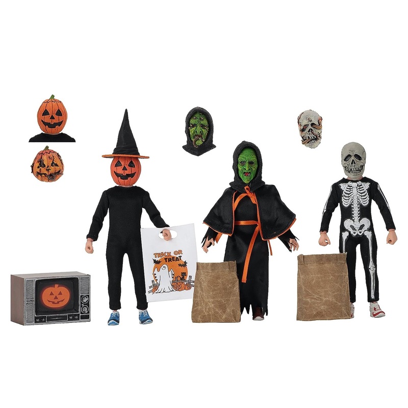 NECA Halloween 3: Season of the Witch Trick R Treat 8 Scale Clothed Action Figure Set