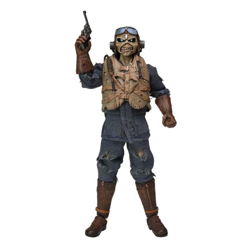 NECA Iron Maiden Aces High Eddie  8" Clothed Action Figure