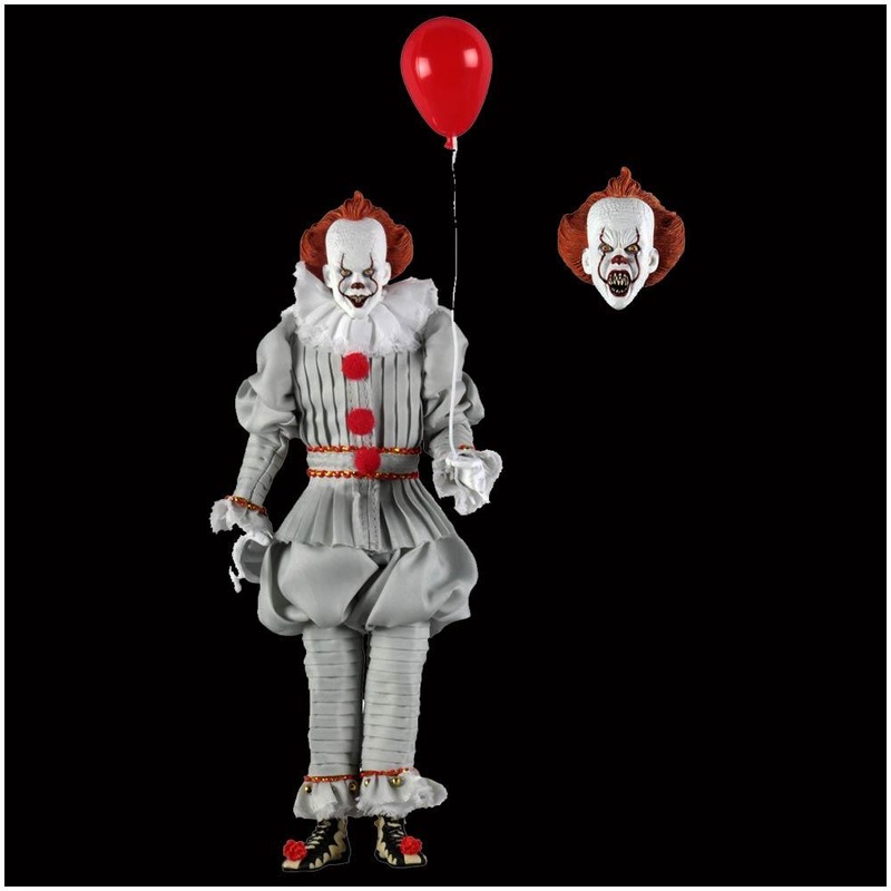 NECA IT 8" Clothed 2017 Pennywise Figure