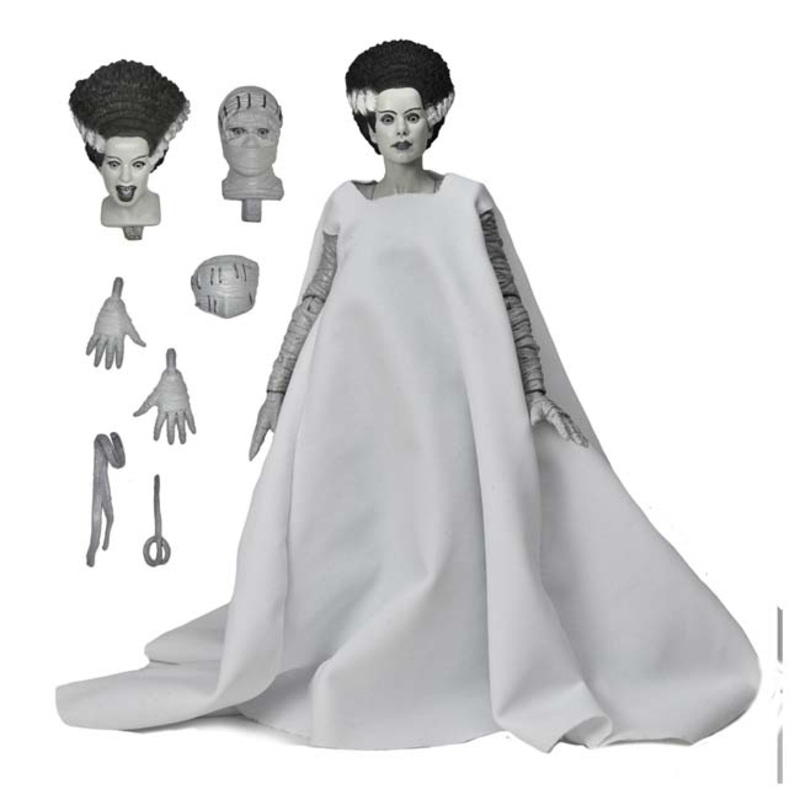 NECA Universal Monsters Bride Of Frankenstein (Black & White) Ultimate 7" Scale Action Figure