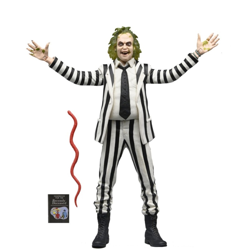 NECA Beetlejuice (1988) Striped Suit 7" Scale Action Figure