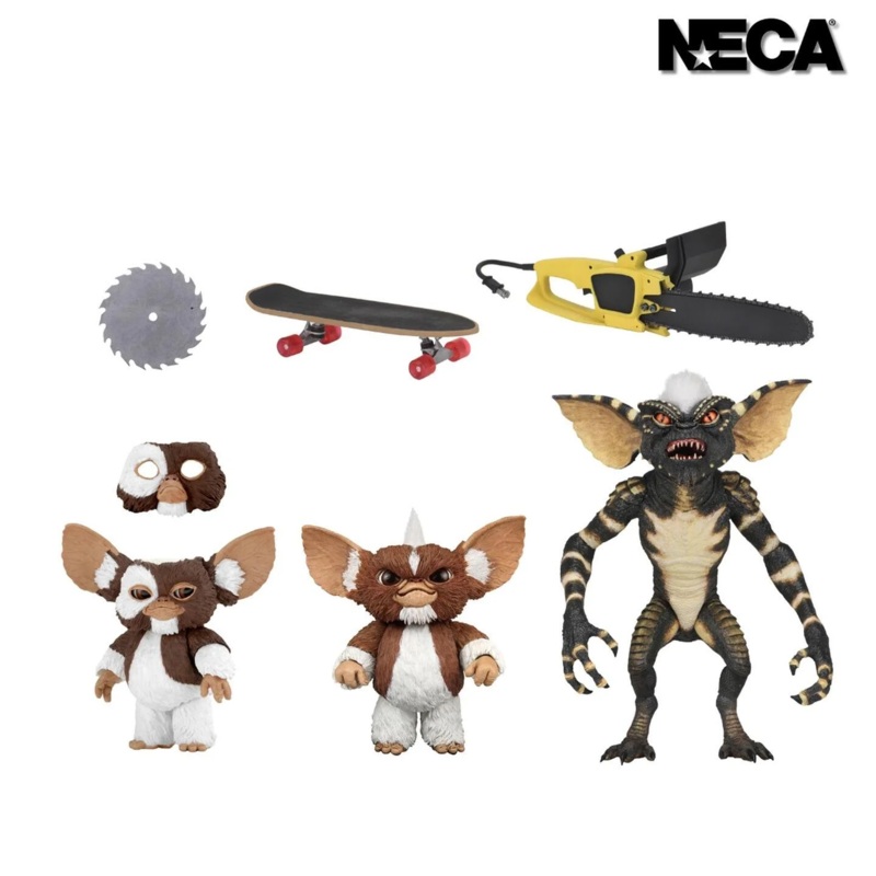 NECA Gremlins 40th Anniversary Evolution Of The Gremlin 7 Inch Scale Action Figures 3 Pack