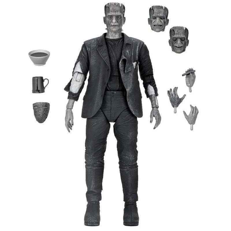 NECA Universal Monsters Bride of Frankenstein - B&W Frankenstein's Monster Ultimate Figure