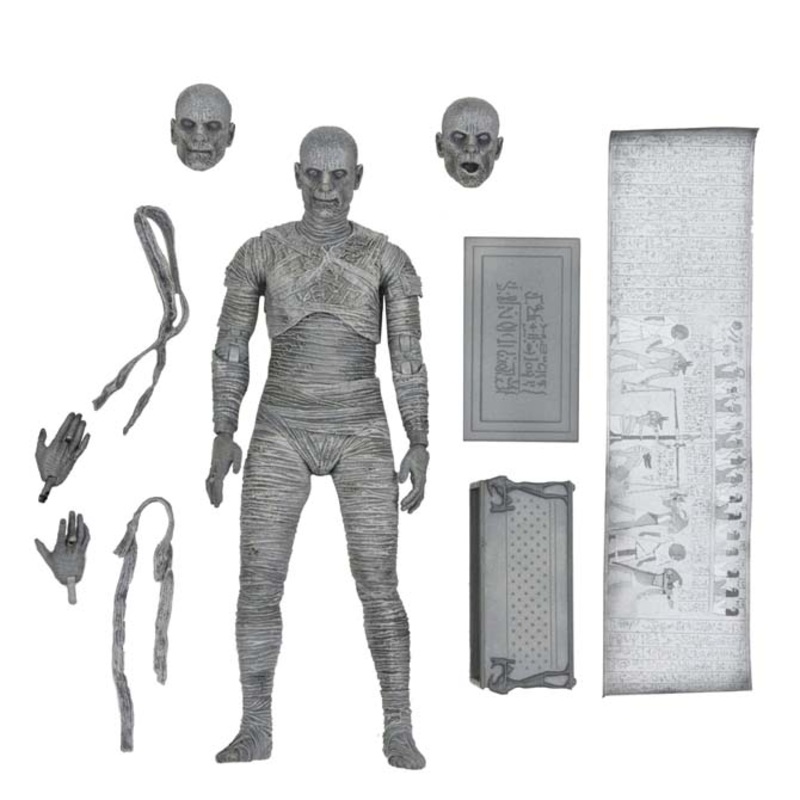 NECA Universal Monsters Ultimate Mummy (Black & White)