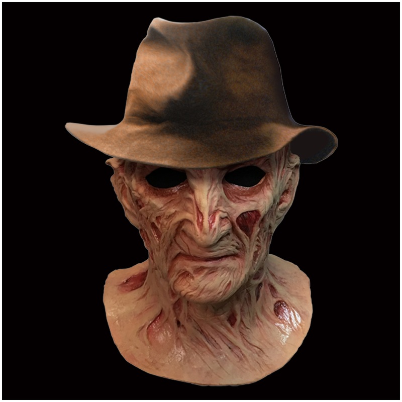 A Nightmare on Elm Street 4: The Dream Master - Deluxe Freddy Krueger Mask with Fedora Hat