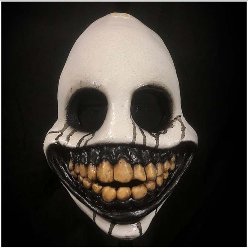 Smiley Black & White Mask