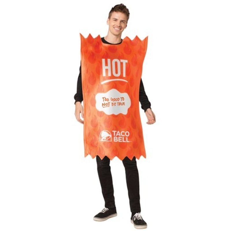 Hot Taco Bell Sauce Packet Costume for Adults