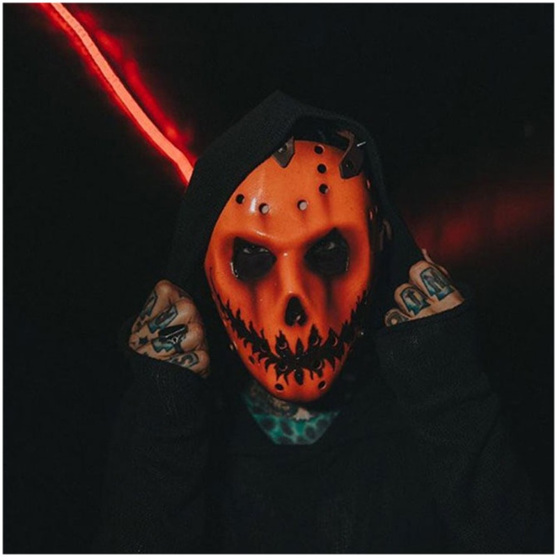 Jack Fibreglass Mask (Motionless in White), Wicked Orange