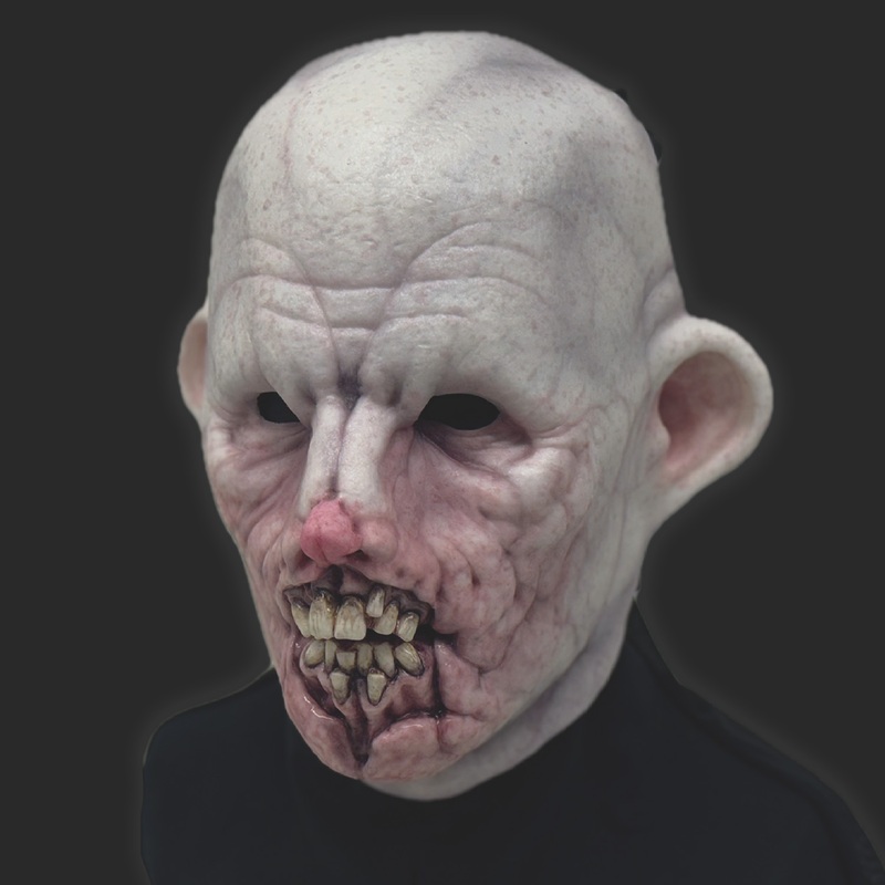 "Rat" Silicone Half Mask (Pale)