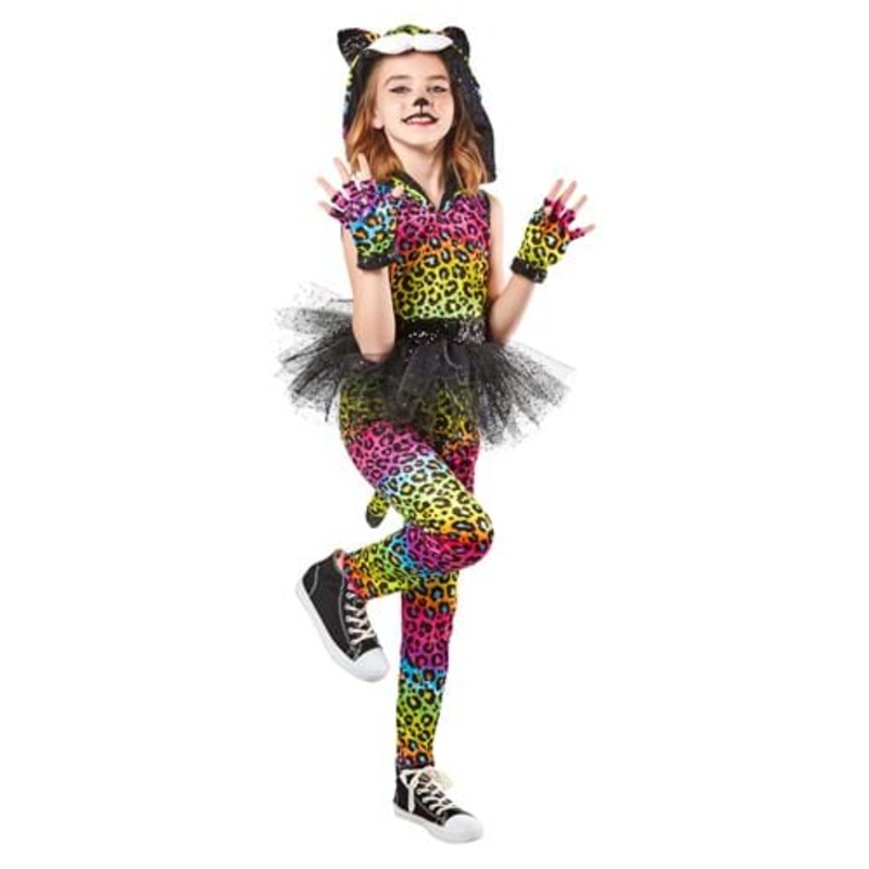 Neon Leopard Costume for Girls