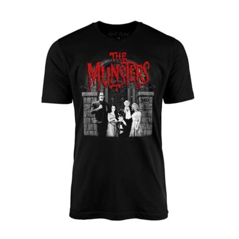 The Munsters Family Portrait Adult Graphic T-Shirt