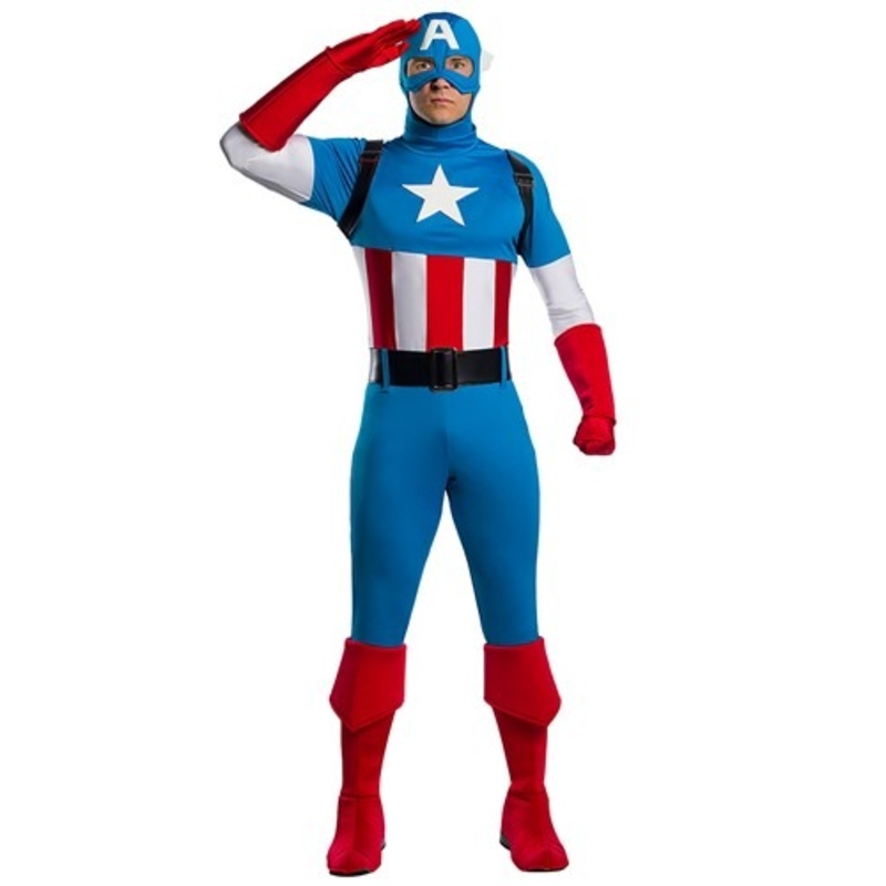 Marvel Adult Captain America Premium Costume