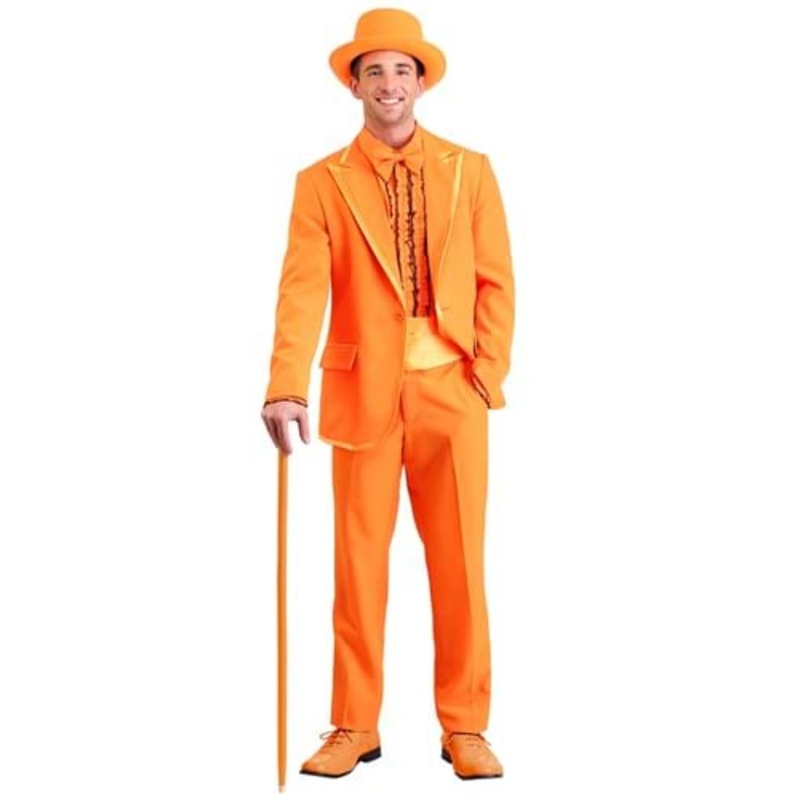 Orange Tuxedo Adult Costume