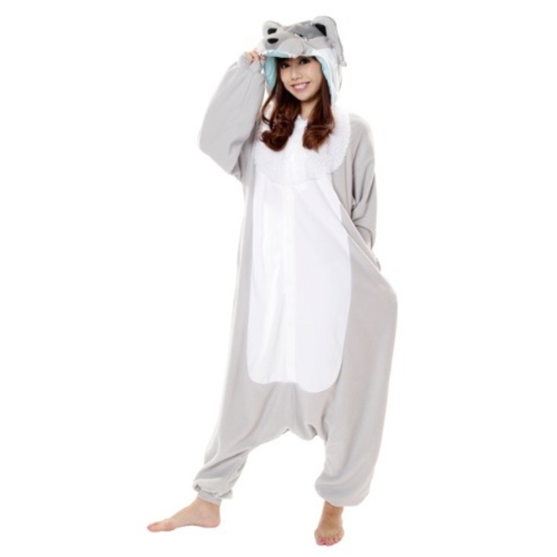 Adult Wolf Kigurumi Costume