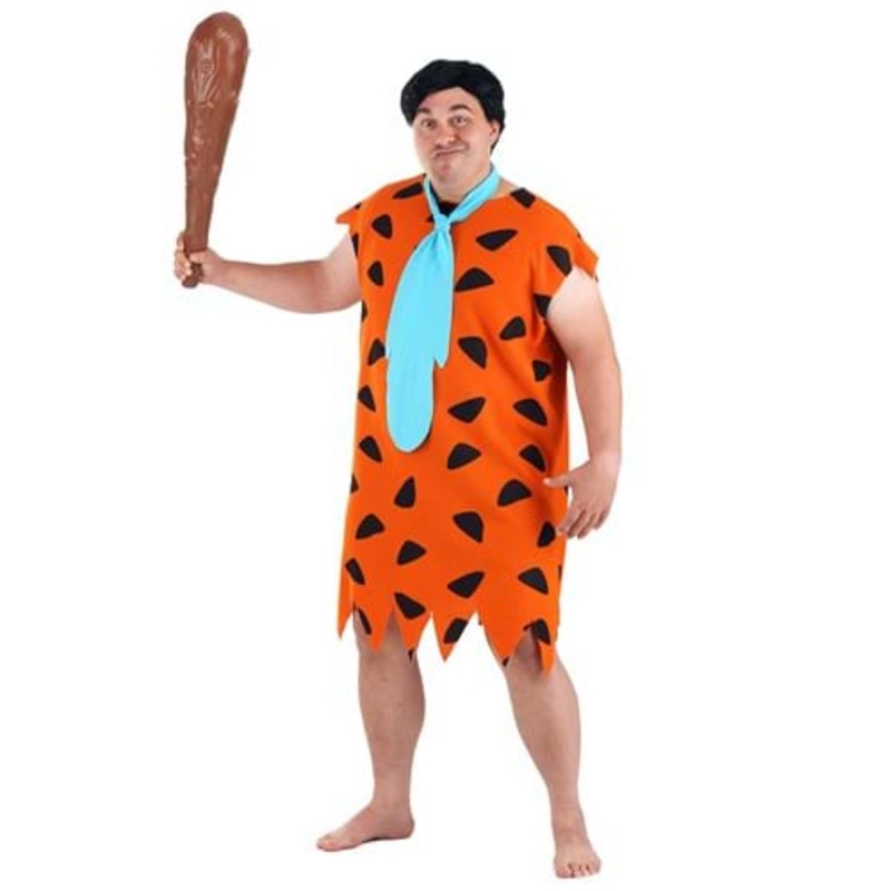Men's Plus Size Fred Flintstone Costume