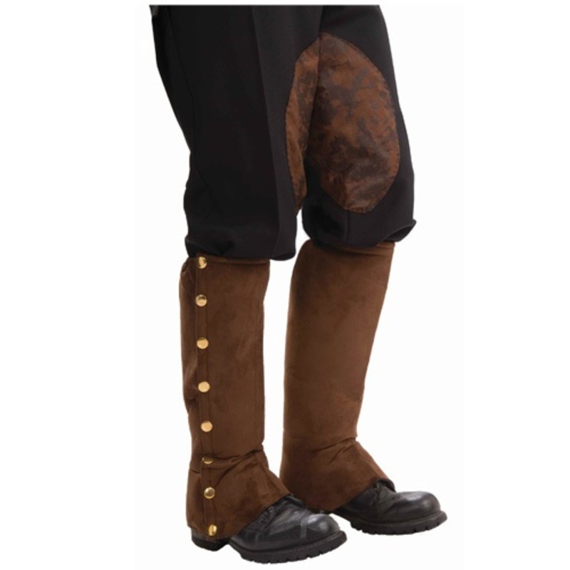 Steampunk Suede Shoe Spats