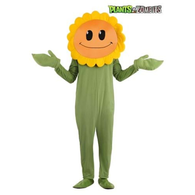 Adult Plants Vs. Zombies Sunflower Costume