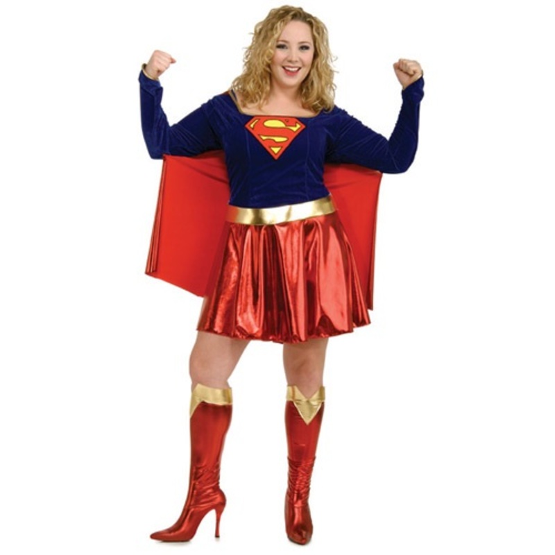 Adult Plus Size Supergirl Costume