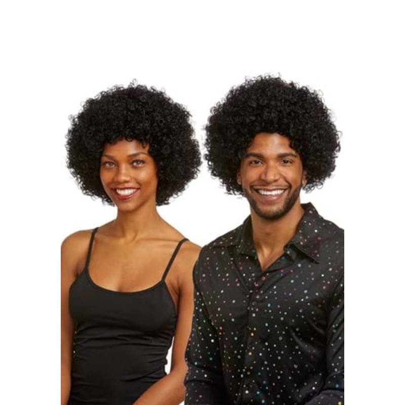 Black Afro Wig for Adults