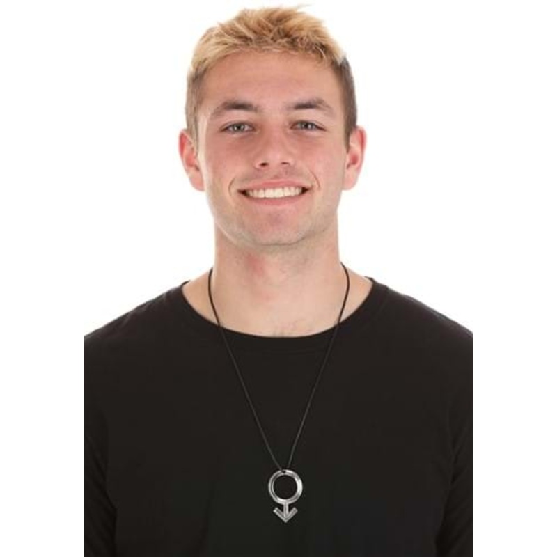 Male Gender Pendant Costume Necklace