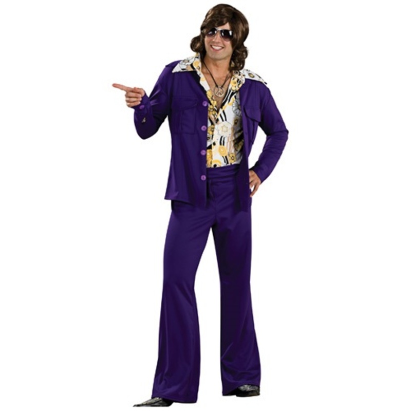 Men's Purple Leisure Suit Costume
