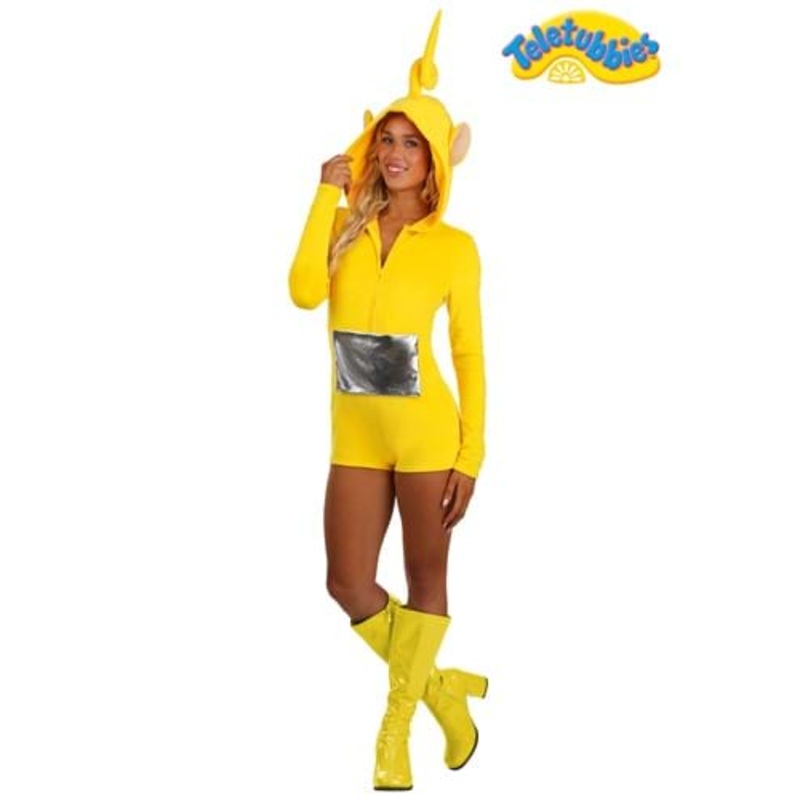 Teletubbies Laa-Laa Romper Women's Costume