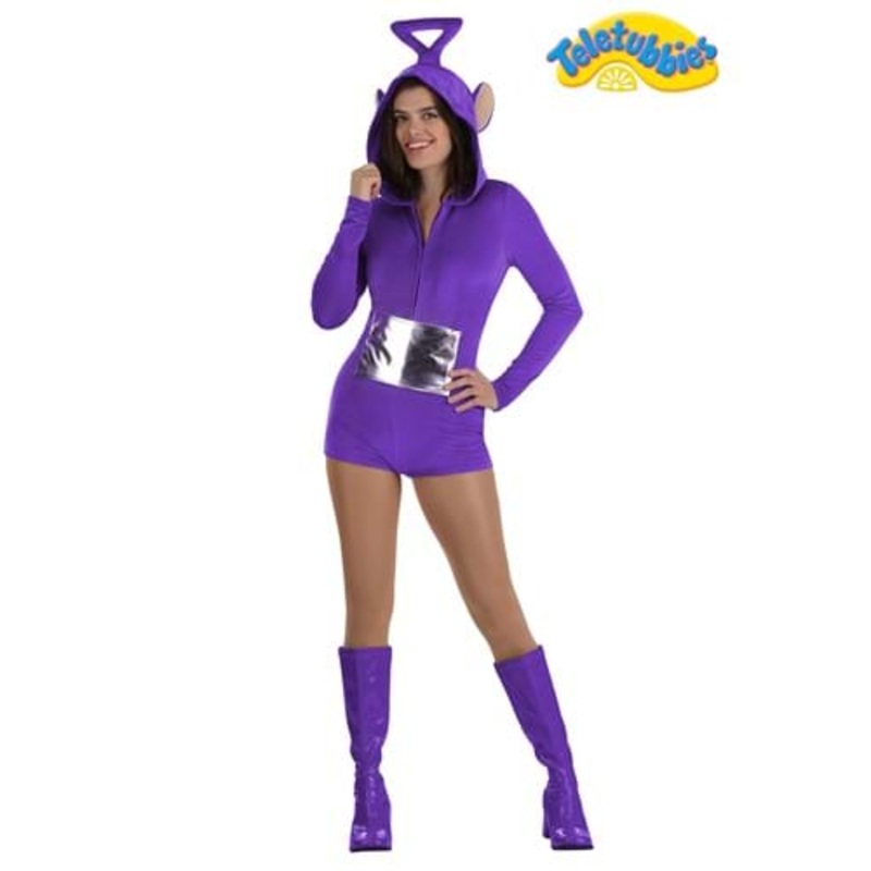 Teletubbies Women's Tinky Winky Romper Costume