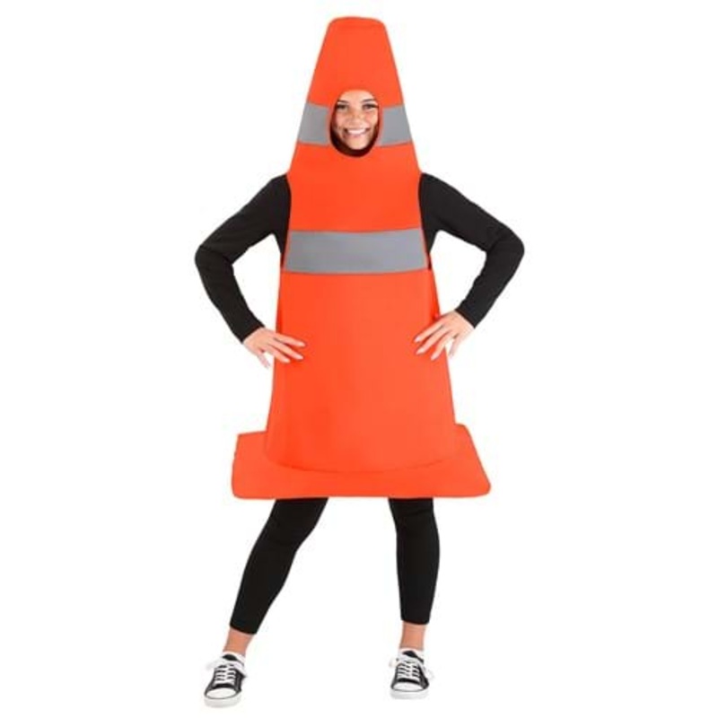 Traffic Cone Costume for Adults