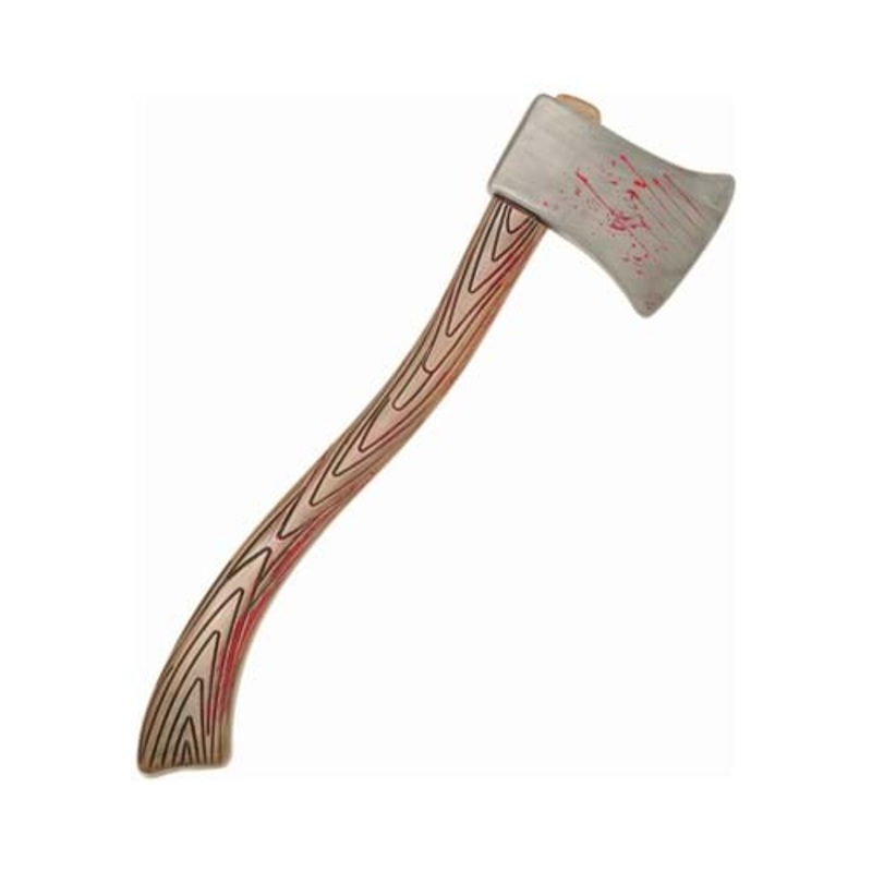 24 Inch Bloody Axe Halloween Prop Standard