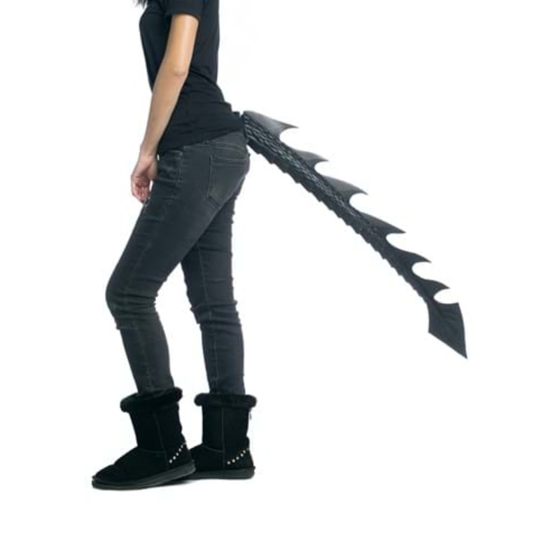 40 Inch Black Dragon Tail Costume Accessory