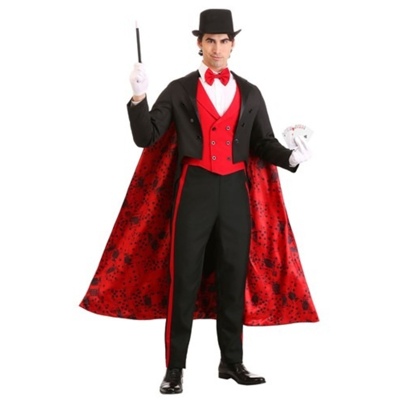 Deluxe Men's Magician Costume