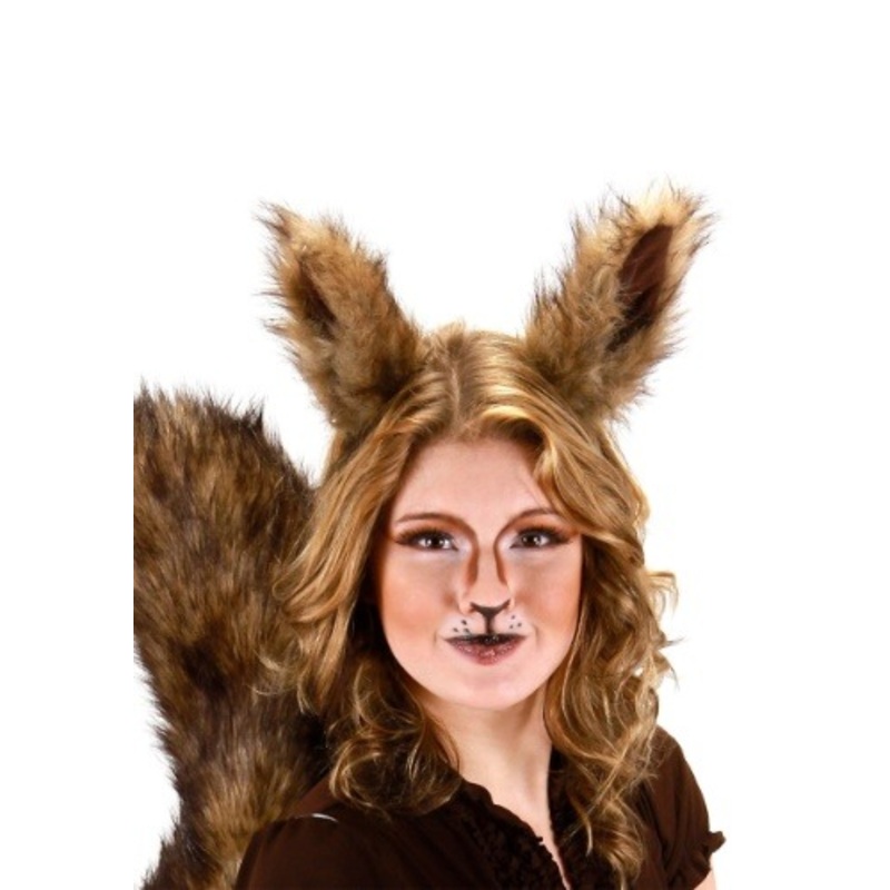 Deluxe Squirrel Ears Costume Headband Accessory Standard