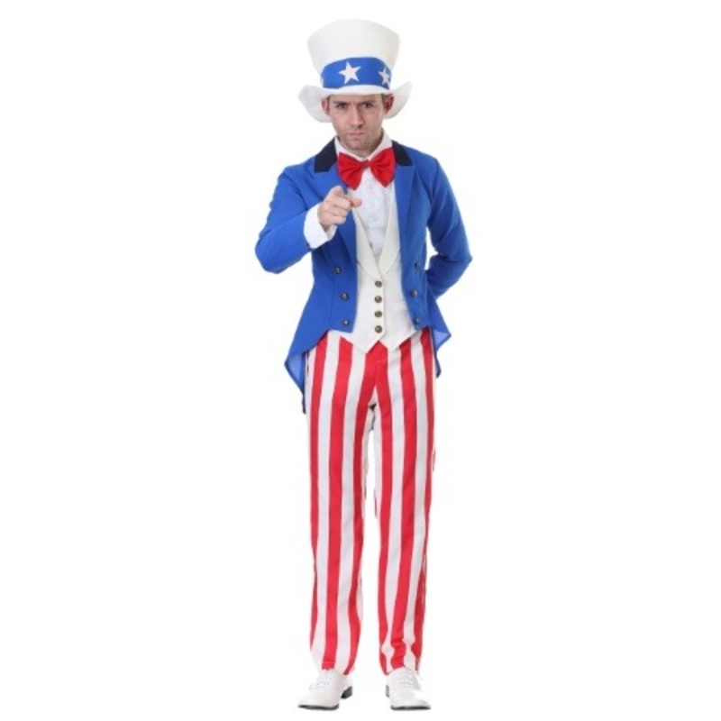 Men's Plus Size Classic Uncle Sam Costume