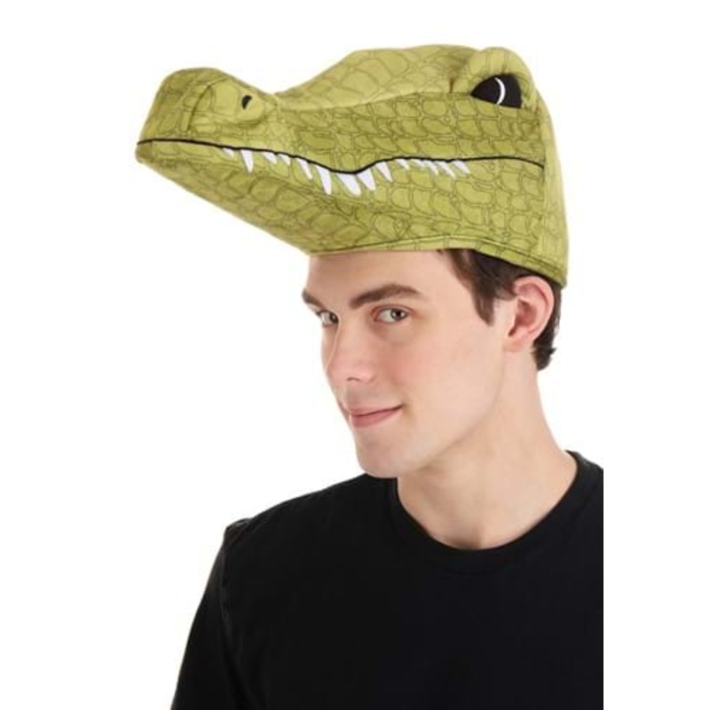 Plush Alligator Costume Hat