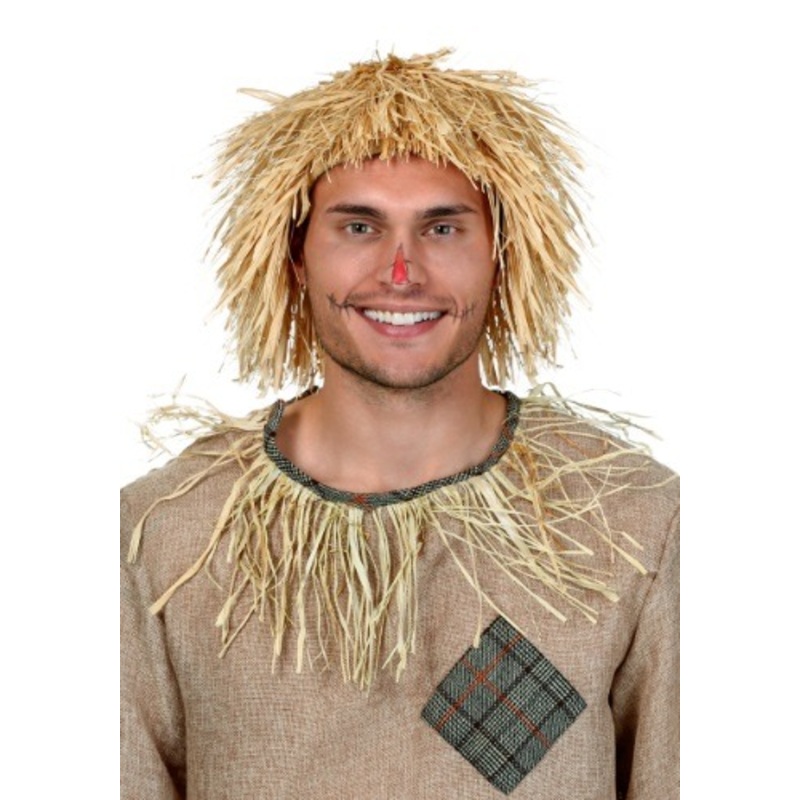 Scarecrow Costume Wig for Adults