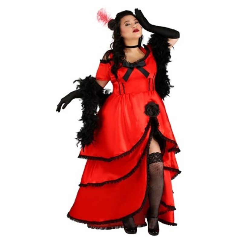 Women's Plus Size Sassy Showgirl Costume