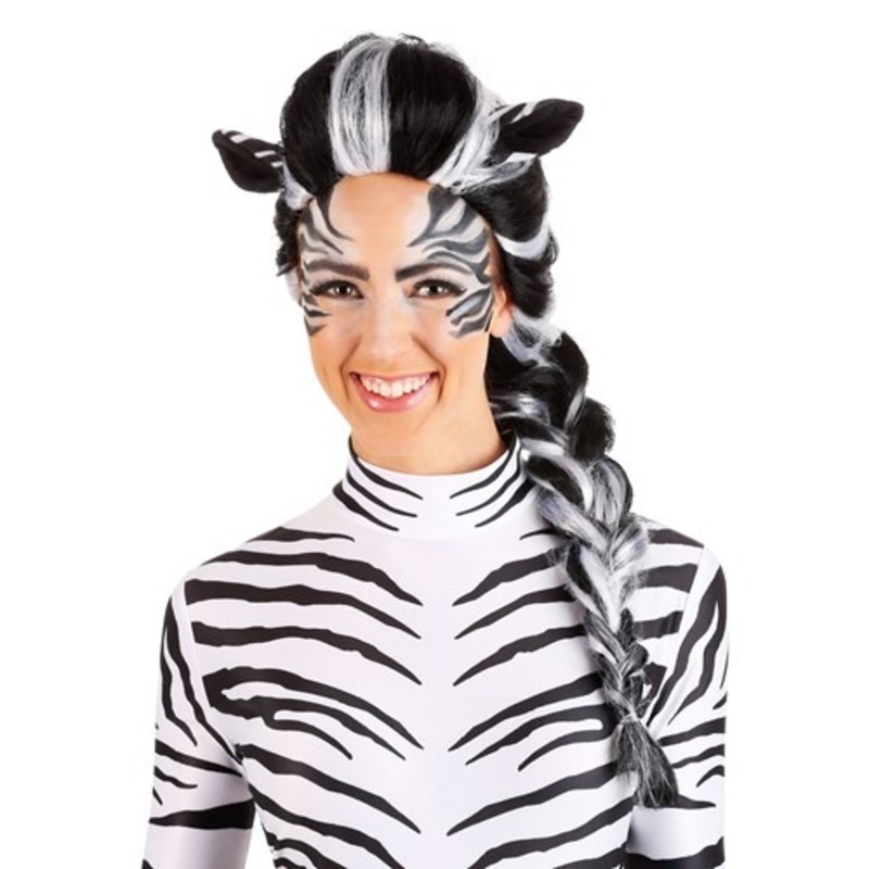 Zebra Costume Wig for Women