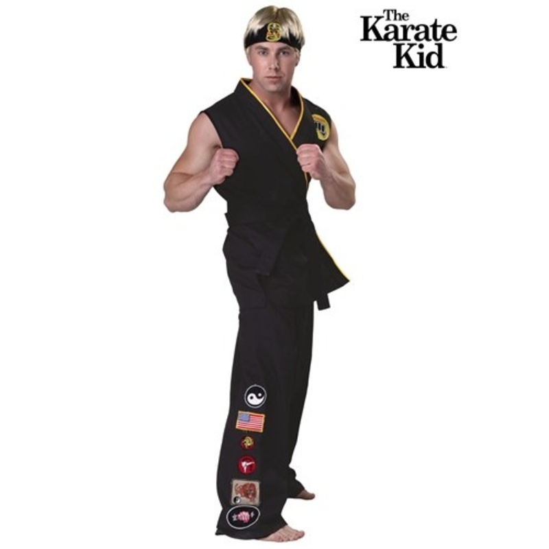 Authentic Karate Kid Cobra Kai Costume for Men X-Small