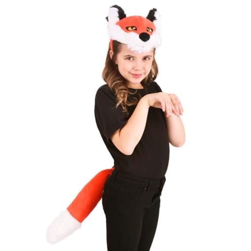 Furry Headband & Tail Fox Kit Standard