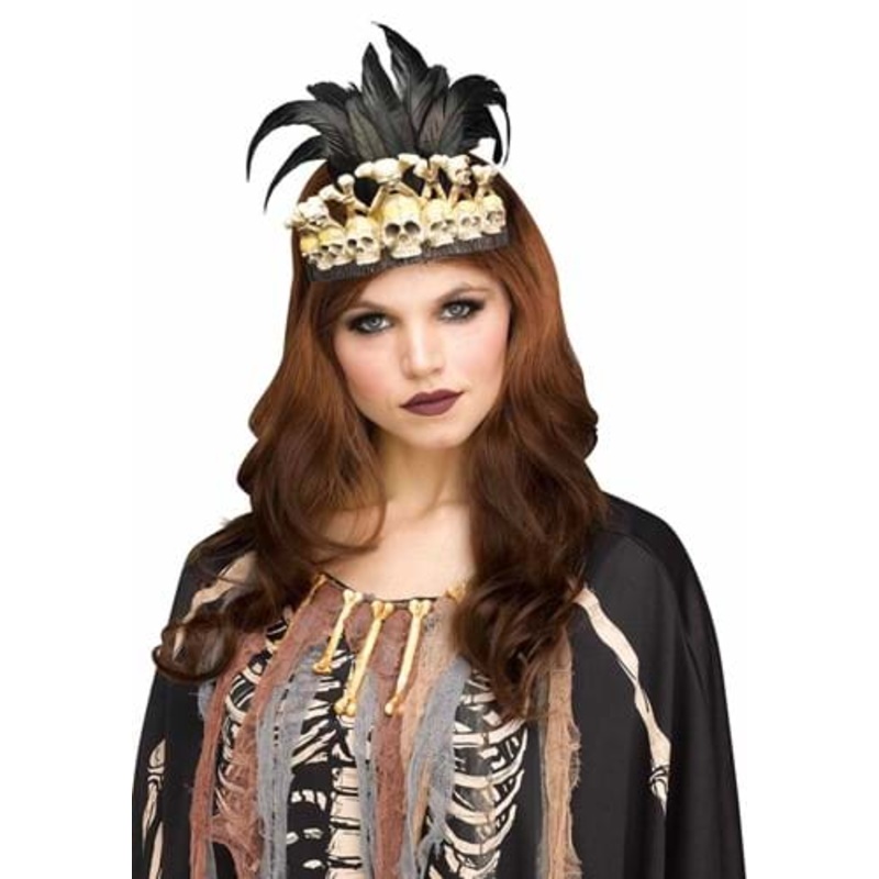 Skull Crown Accessory Costume Headpiece Standard
